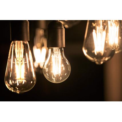 ZESTAW 2x LED Żarówka ściemnialna VINTAGE Philips ST64 E27/4,2W/230V 2200K