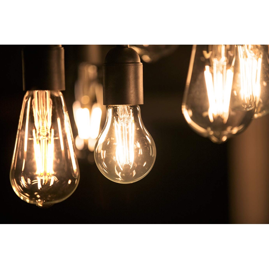 ZESTAW 2x LED Żarówka ściemnialna VINTAGE Philips ST64 E27/4,2W/230V 2200K
