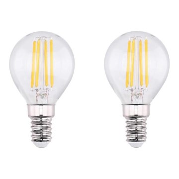 ZESTAW 2x LED Żarówka VINTAGE E14/4W/230V 2700K - Globo 10589-2K