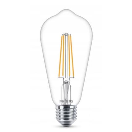 ZESTAW 2x LED Żarówka VINTAGE Philips ST64 E27/4,3W/230V 2700K