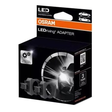 ZESTAW 2x LEDriving Adapter gniazdo żarówki - Osram