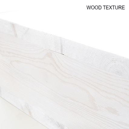 Zestaw 2x półek DIA, biały/czarny