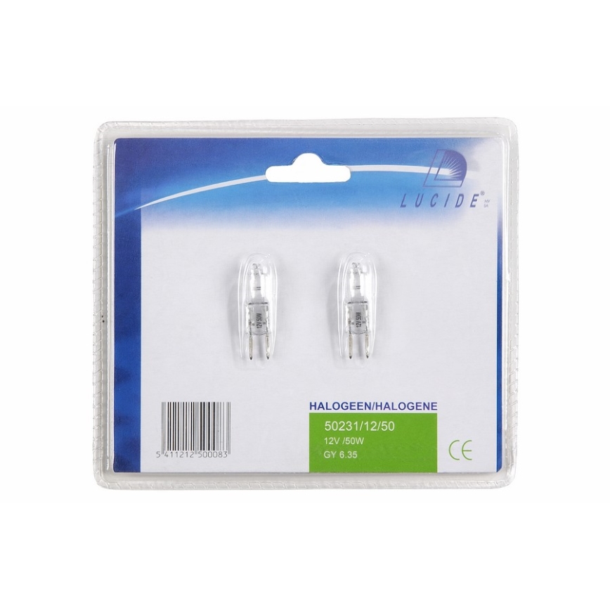 ZESTAW 2x Ściemnialna żarówka halogenowa G4/15W/12V - Lucide 50231/12/15
