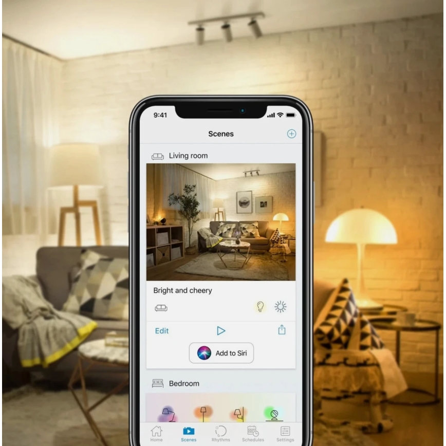 ZESTAW 2x ściemnialne żarówki LED A60 E27/9W/230V 2700K Wi-Fi + pilot zdalnego sterowania - WiZ