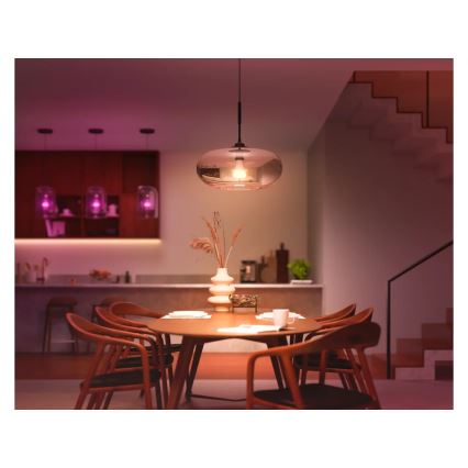 Zestaw 2x ściemnialnych żarówek LED Philips Hue WHITE AND COLOR AMBIANCE E27/6W/230V 1000-20000K