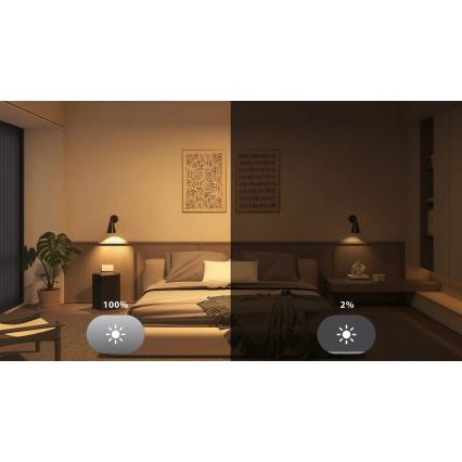 Zestaw 2x ściemnialne żarówki LED Philips Hue WHITE E27/7W/230V 2700K