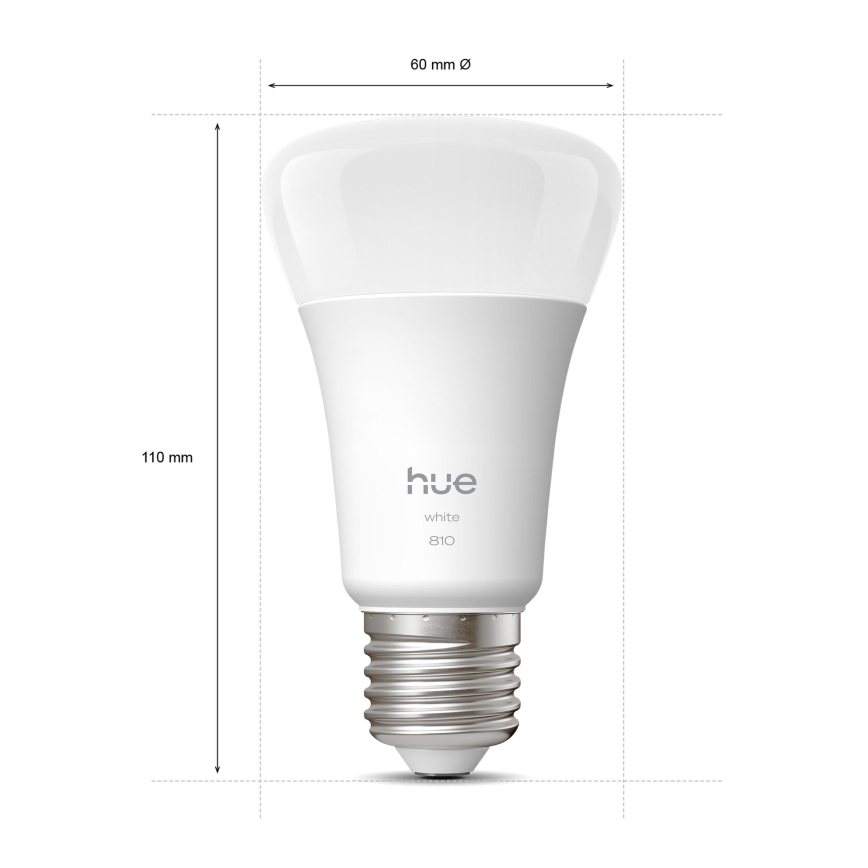 Zestaw 2x ściemnialne żarówki LED Philips Hue WHITE E27/7W/230V 2700K