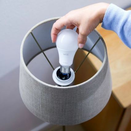 ZESTAW 2x ściemnialnych żarówek LED A60 E27/9W/230V 2700K Wi-Fi + pilot zdalnego sterowania - WiZ