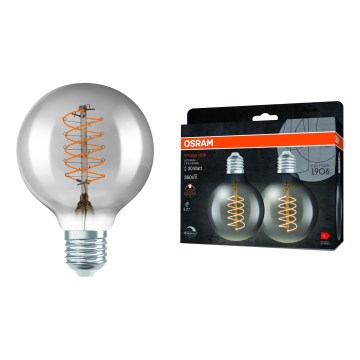 ZESTAW 2x ściemnialnych żarówek LED Vintage Filament E27/7,8W/230V 1800K - Osram