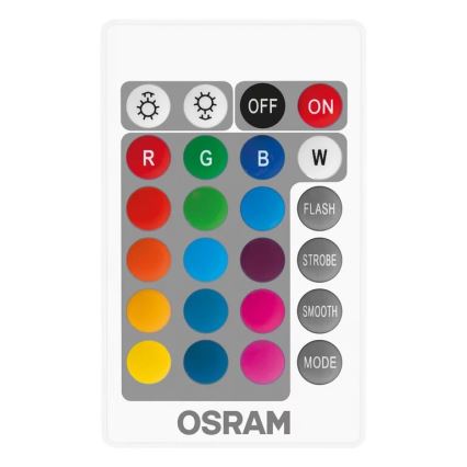ZESTAW 2x Ściemniana żarówka LED RGBW B38 E14/4,9W/230V 2700K + zdalne sterowanie - Osram