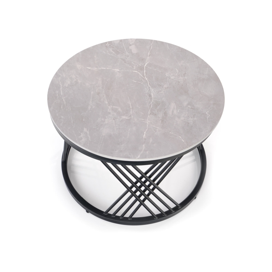 Zestaw 2x stolik kawowy ELEGRA szary