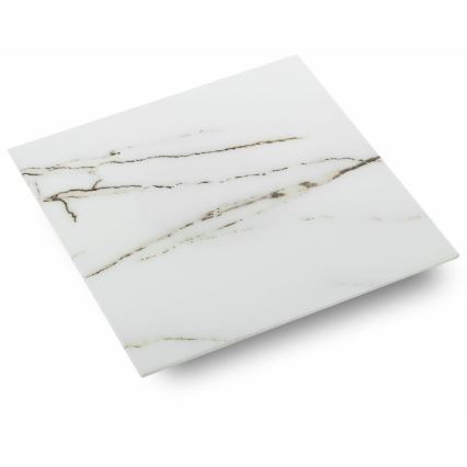 ZESTAW 2x Stolik kawowy LIGHT 42x45 cm zl./biały dekor marmur