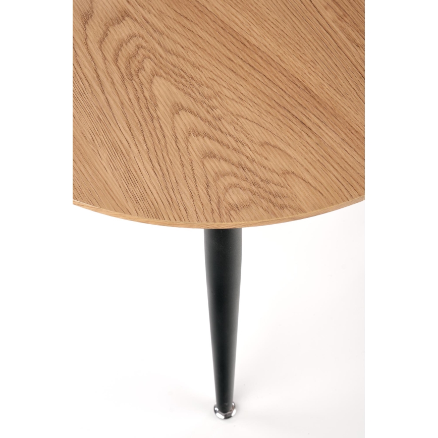 ZESTAW 2x Stolik kawowy ZENYA dąb/czarny