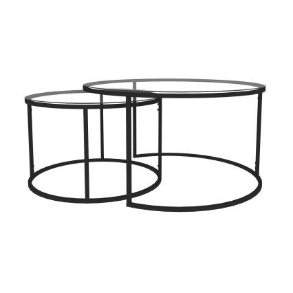 ZESTAW 2x Stolik konferencyjny BELARUS czarny