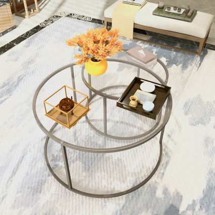 ZESTAW 2x Stolik konferencyjny BELARUS czarny