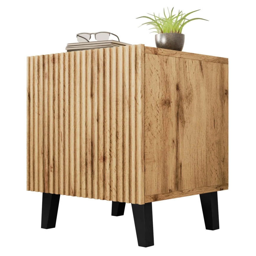 ZESTAW 2x Szafka nocna VAMOS 52x45 cm brązowe