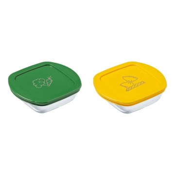 Zestaw 2x szklanych pojemników do żywności PYREX 0,3 l