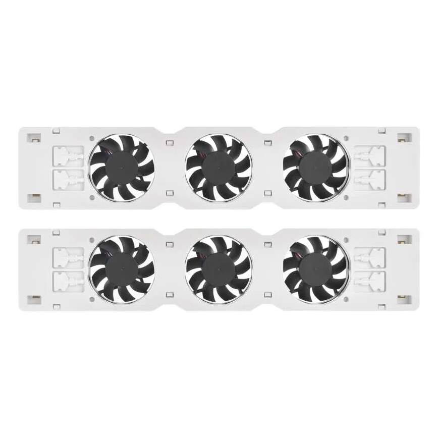 ZESTAW 2x Wentylator pod grzejnik 5/230V biały