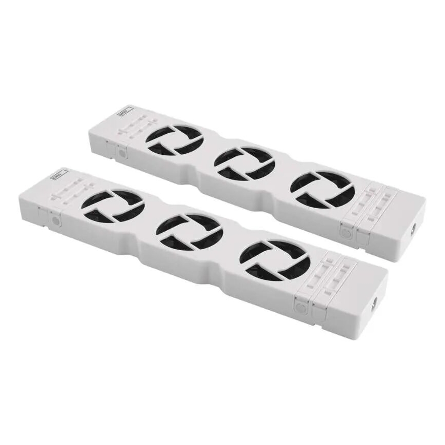 ZESTAW 2x Wentylator pod grzejnik 5/230V biały
