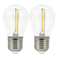 ZESTAW 2x Żarówka LED PARTY E27/0,3W/36V