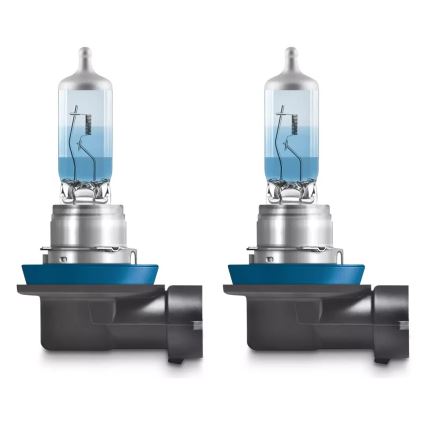 ZESTAW 2x Żarówka samochodowa COOL NIEBIESKI H11 PGJ19-2/55W/12V 5000K - Osram