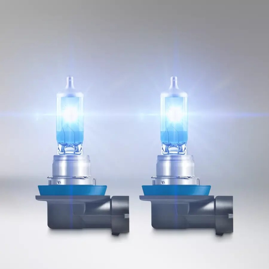ZESTAW 2x Żarówka samochodowa COOL NIEBIESKI H11 PGJ19-2/55W/12V 5000K - Osram