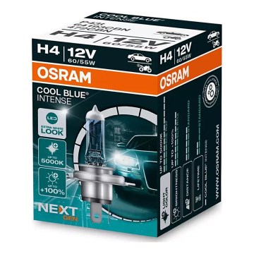 ZESTAW 2x Żarówka samochodowa COOL NIEBIESKI H4 P43t/60/55W/12V 5000K - Osram