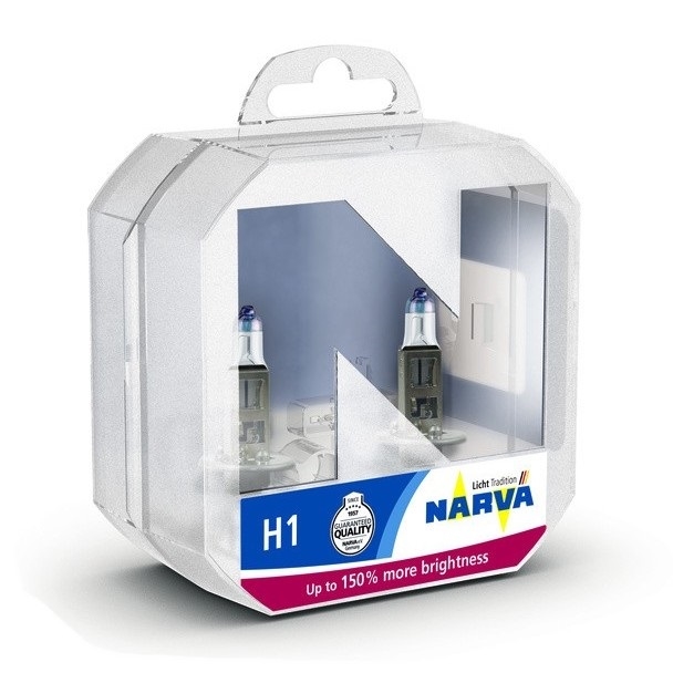 ZESTAW 2x Żarówka samochodowa H1 P14,5s/55W/12V - Narva 48068RPNVAS2