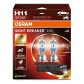 ZESTAW 2x Żarówka samochodowa NIGHT BREAKER H11 PGJ19-2/55W/12V - Osram
