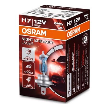 ZESTAW 2x Żarówka samochodowa NIGHT BREAKER H7 PX26d/55W/12V - Osram