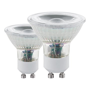 ZESTAW 2xLED Żarówka GU10/3,4W 3000K - Eglo 11475