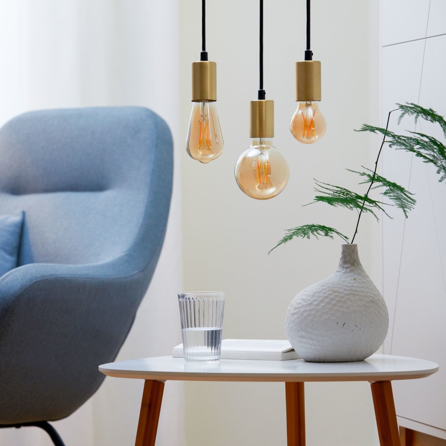 ZESTAW 2x LED Żarówka ściemnialna ST64 E27/7W/230V 2000-5000K CRI 90 Wi-Fi + pilot zdalnego sterowania - WiZ