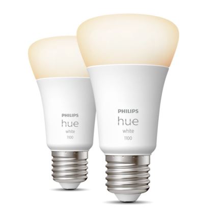 Zestaw 2× LED ściemnialna żarówka Philips Hue WHITE E27/9,5W/230V 2700K