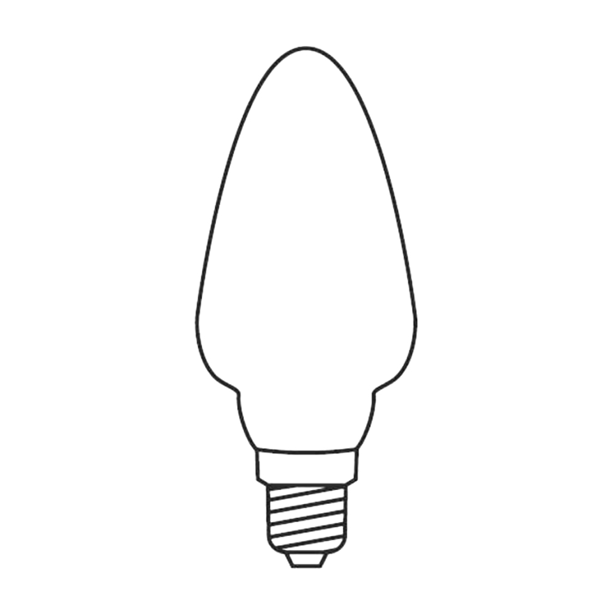 ZESTAW 3 x Żarówka zapasowa CONE E10/20V/0,1A kolorowa, wykonano w Europie