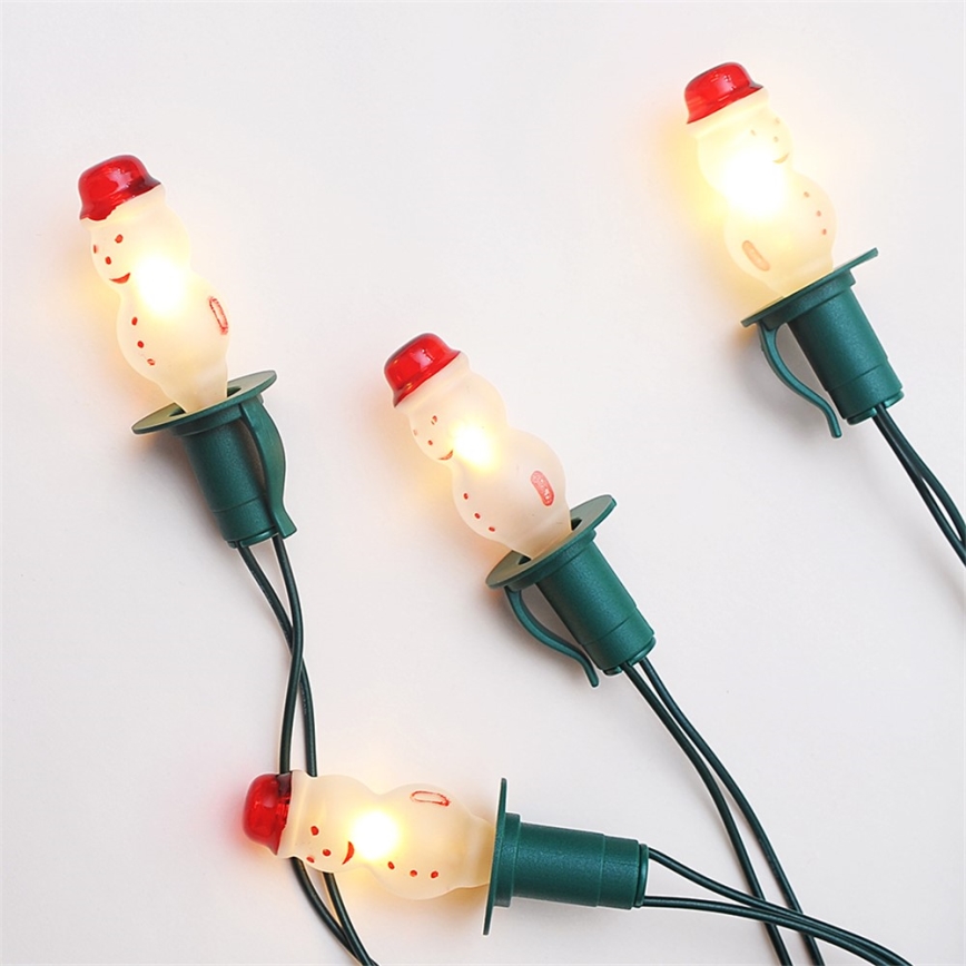 ZESTAW 3 x Żarówka zapasowa FIGURINE E10/20V/0,1A biała - wykonana w Europie