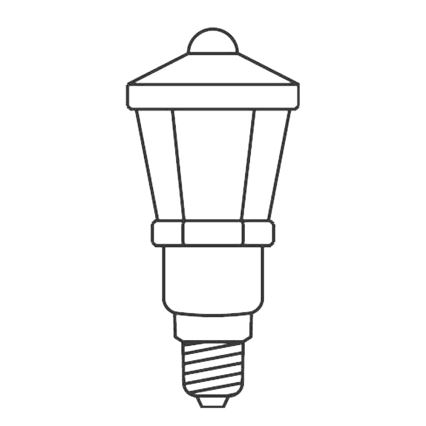 ZESTAW 3 x Żarówka zapasowa LANTERN E10/20V/0,1A kolorowa - wykonana w Europie