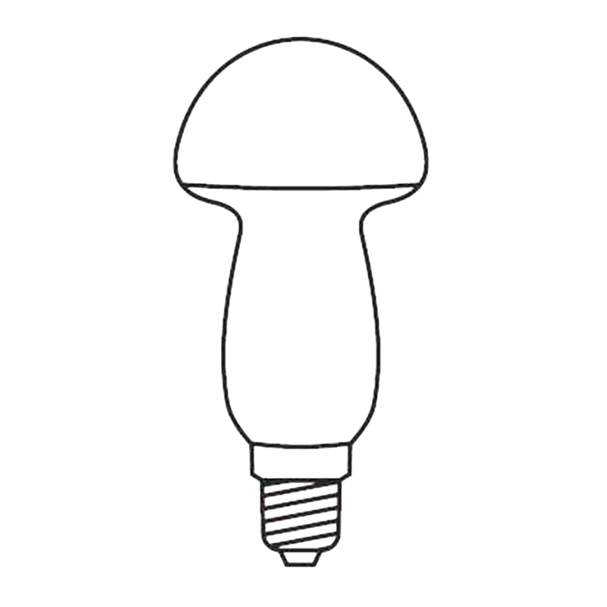 ZESTAW 3 x Żarówka zapasowa MUSHROOM E10/20V/0,1A czerwona - wykonana w Europie