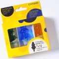 ZESTAW 3 x Żarówka zapasowa TREE E10/20V/0,1A kolorowa - wykonana w Europie