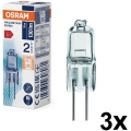 Zestaw 3 żarówek do piekarnika HALOSTAR G4/10W/12V 2700K - Osram