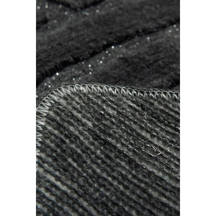 ZESTAW 3x Dywanik łazienkowy ALYA 60/60/100 cm antracyt