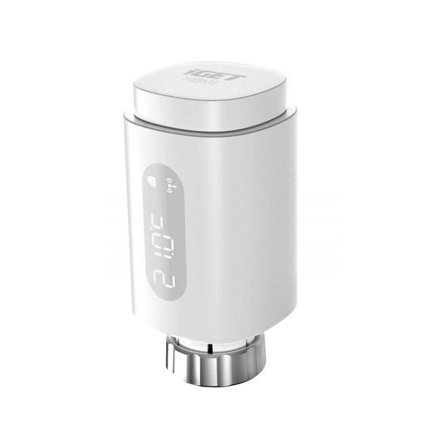 ZESTAW 3x Inteligentna głowica termostatyczna z wyświetlaczem LED 2xAA/3V Zigbee