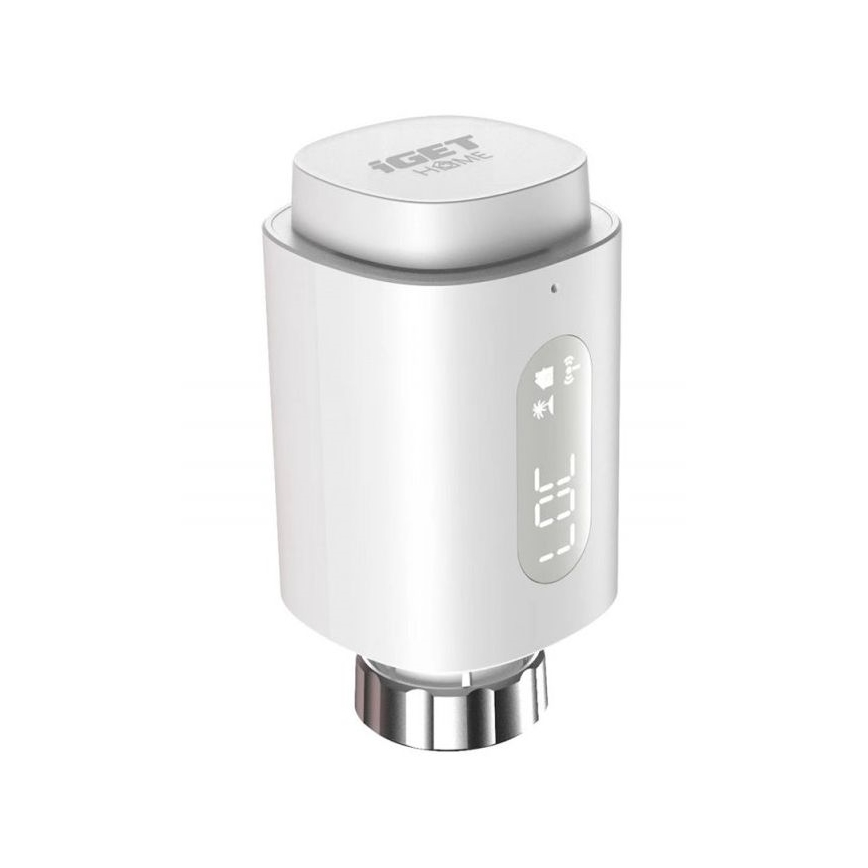 ZESTAW 3x Inteligentna głowica termostatyczna z wyświetlaczem LED 2xAA/3V Zigbee