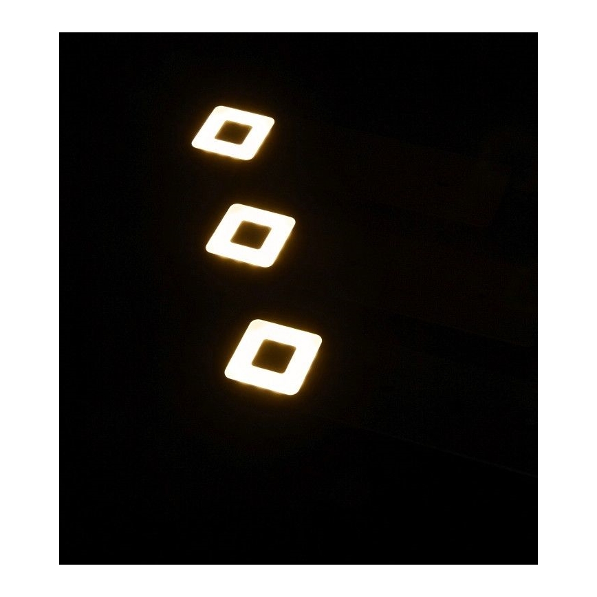 ZESTAW 3x LED Kuchenne oświetlenie podszafkowe CORTINA LED/2,4W/230V+ pilot