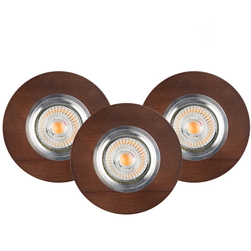 ZESTAW 3x LED Oprawa wpuszczana VITAR 1xGU10/5W/230V CRI 90 buk