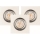 ZESTAW 3x LED Oprawa wpuszczana VITAR 3xGU10/5W/230V