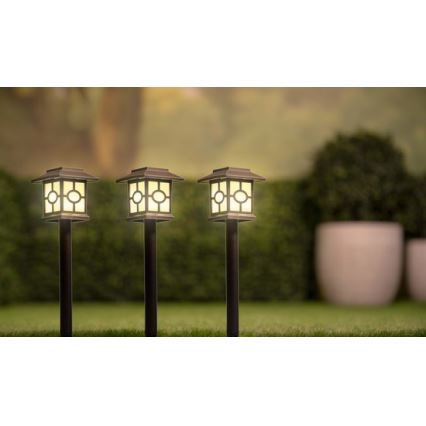 ZESTAW 3x LED Oświetlenie solarne LED/1,2V