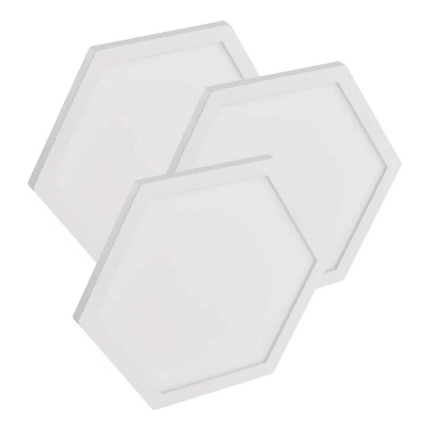 ZESTAW 3x LED RGBIC+CCT Ściemnialny panel - rozszerzenie 3xLED/1,8W/230V Wi-Fi Tuya