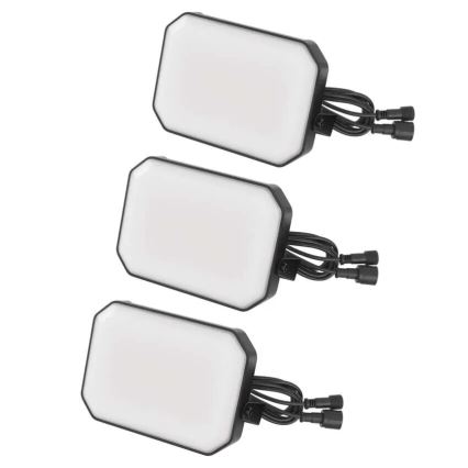 ZESTAW 3x LED RGBIC Ściemnialny zewnętrzny reflektor GoSmart LED/14W/230V 3000-6500K IP65 Wi-Fi Tuya