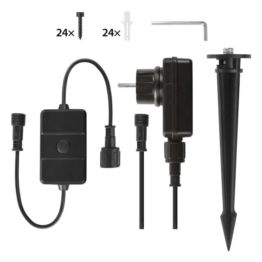 ZESTAW 3x LED RGBIC Ściemnialny zewnętrzny reflektor GoSmart LED/14W/230V 3000-6500K IP65 Wi-Fi Tuya