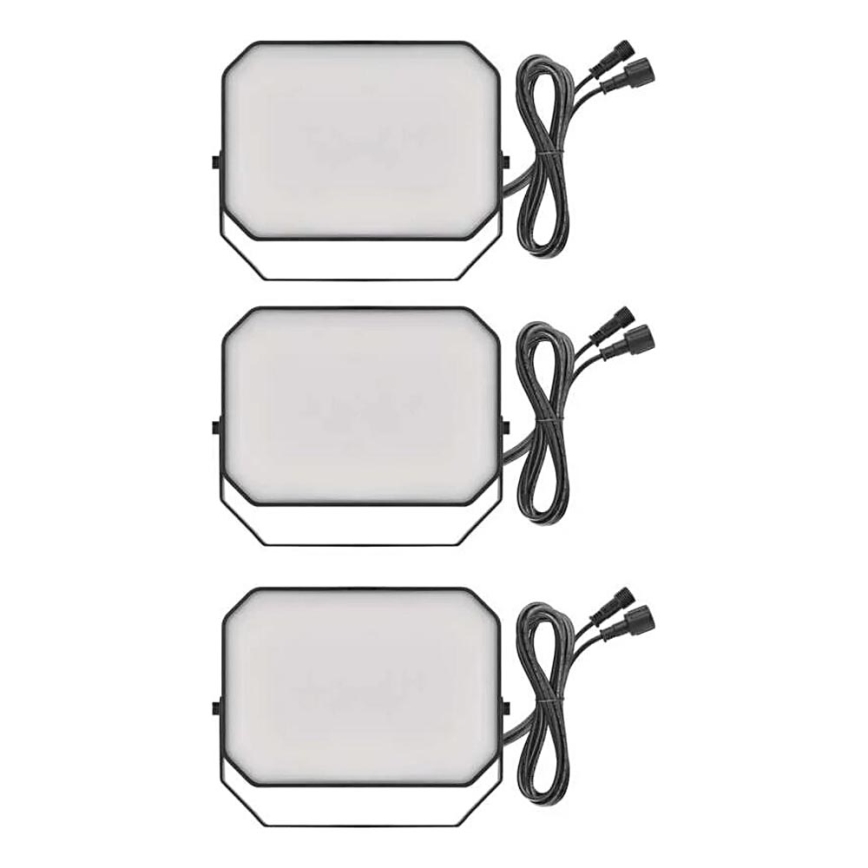 ZESTAW 3x LED RGBIC Ściemnialny zewnętrzny reflektor GoSmart LED/14W/230V 3000-6500K IP65 Wi-Fi Tuya